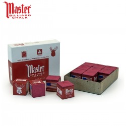 Caja de 12 Tizas Master Rojo
