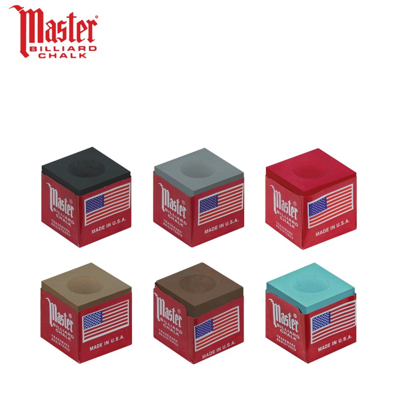 Caja de 12 Tizas Master  colores(rojo,roja,negro,negra,verde,dorado,gris,charcoal)